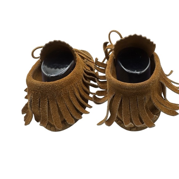 Taos Footwear Brown Suede Moccasins - 10.5” heel to toe - US W 10.5 / M 9.5 - Picture 7 of 11